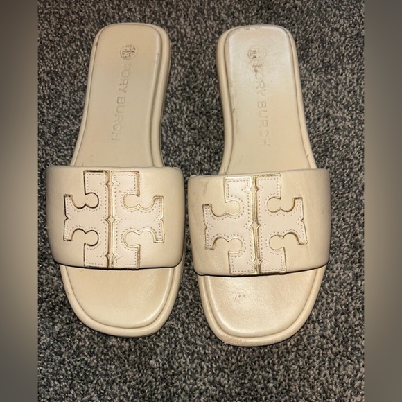 Tory Burch Shoes - Tory Burch Cream Sandals
